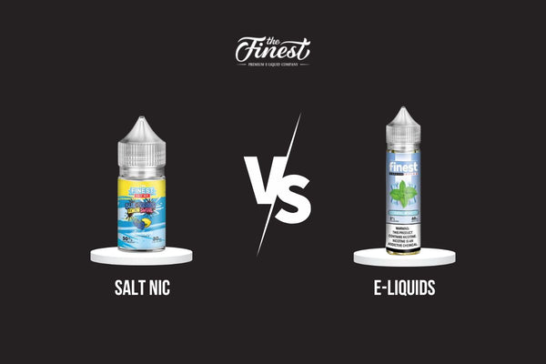 Salt Nic vs. Regular E-Liquids: What's the Difference?