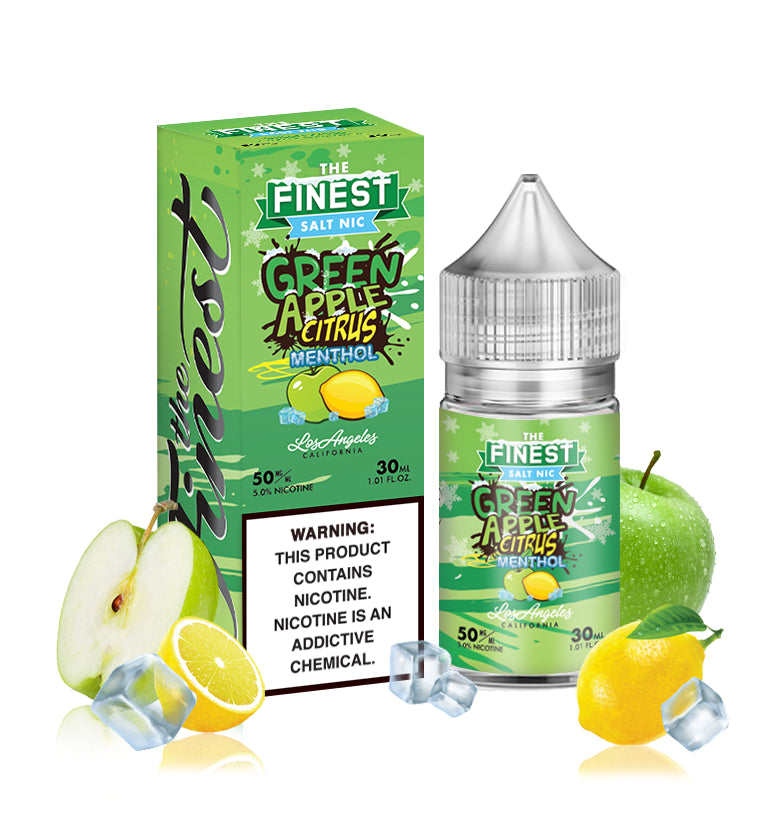Green Apple Citrus Menthol - Salt Nic