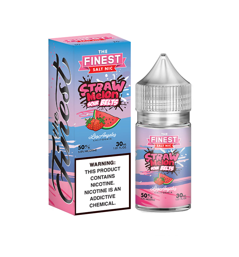Straw Melon Sour Belts - Salt Nic