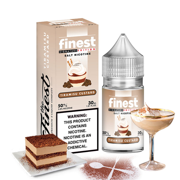 Tiramisu Custard -Salt Nic – The Finest E-Liquid